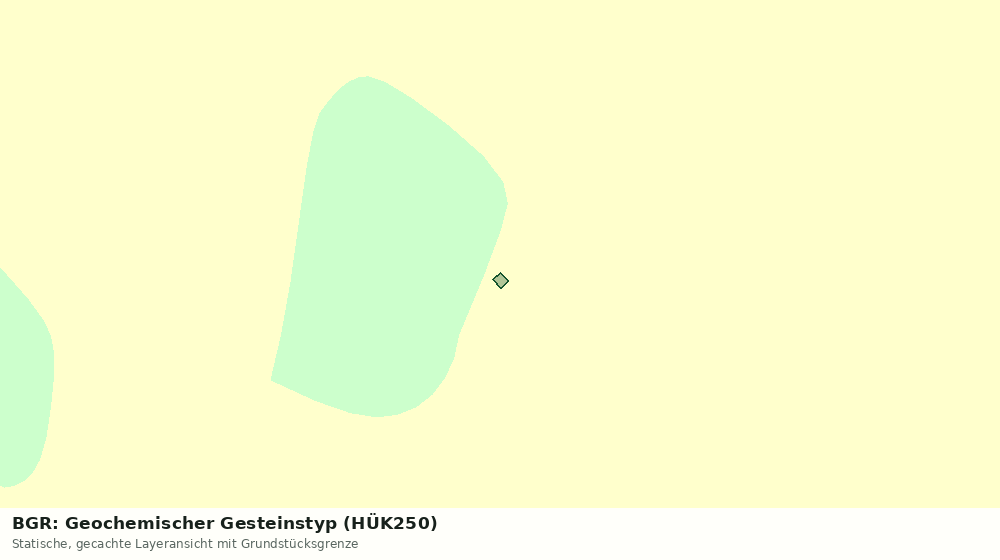 Statische Kartenansicht: BGR: Geochemischer Gesteinstyp (HÜK250)