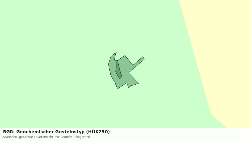 Statische Kartenansicht: BGR: Geochemischer Gesteinstyp (HÜK250)