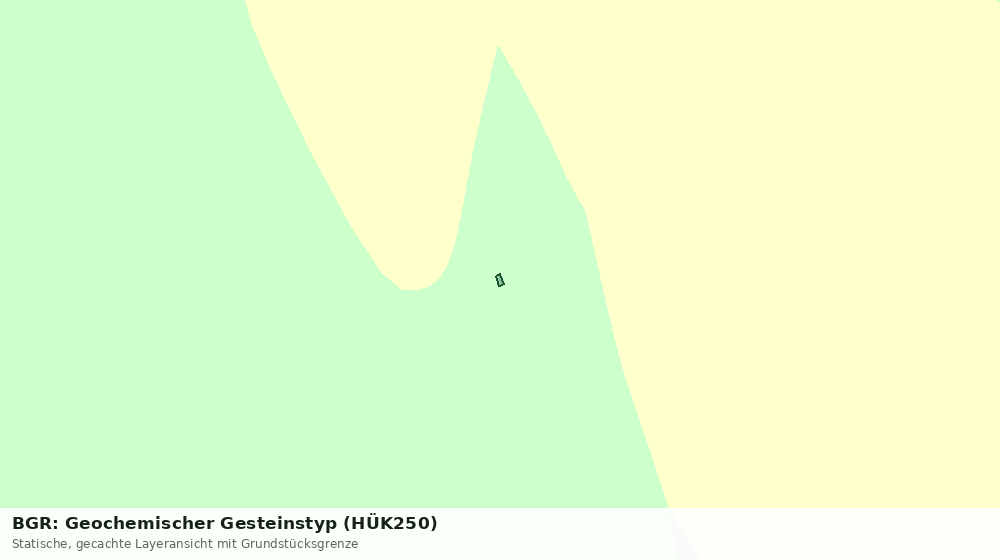 Statische Kartenansicht: BGR: Geochemischer Gesteinstyp (HÜK250)