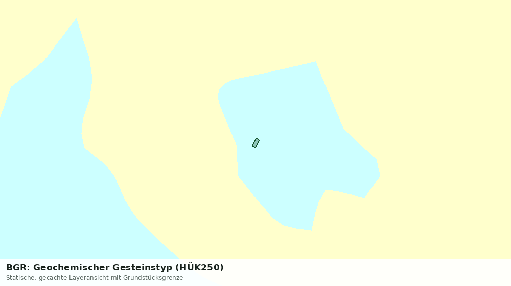 Statische Kartenansicht: BGR: Geochemischer Gesteinstyp (HÜK250)