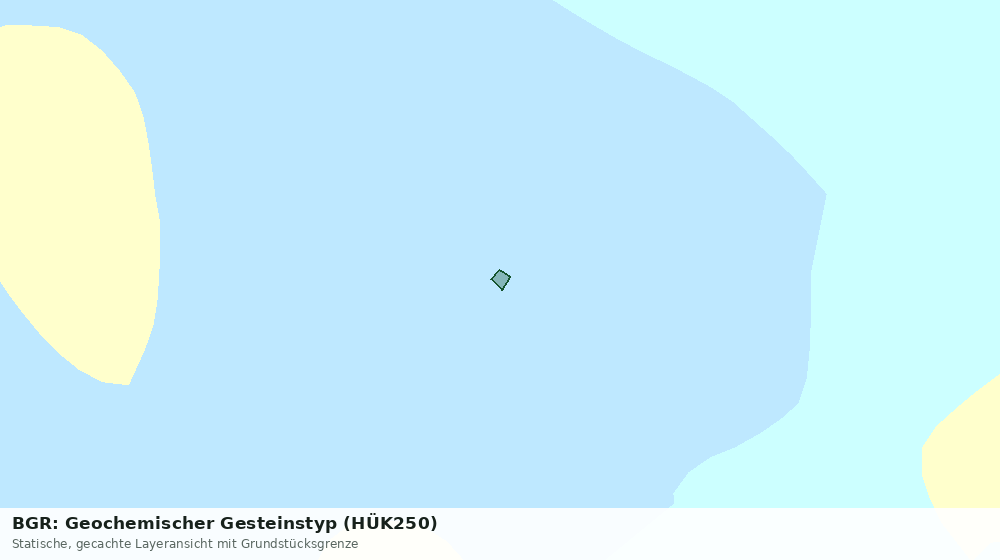 Statische Kartenansicht: BGR: Geochemischer Gesteinstyp (HÜK250)