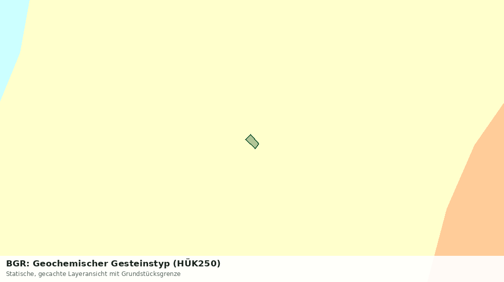 Statische Kartenansicht: BGR: Geochemischer Gesteinstyp (HÜK250)