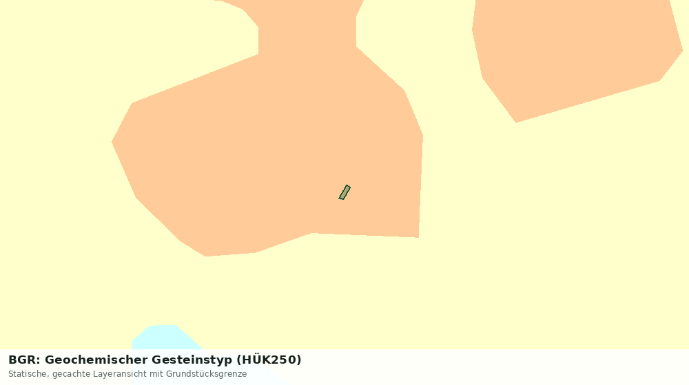 Statische Kartenansicht: BGR: Geochemischer Gesteinstyp (HÜK250)