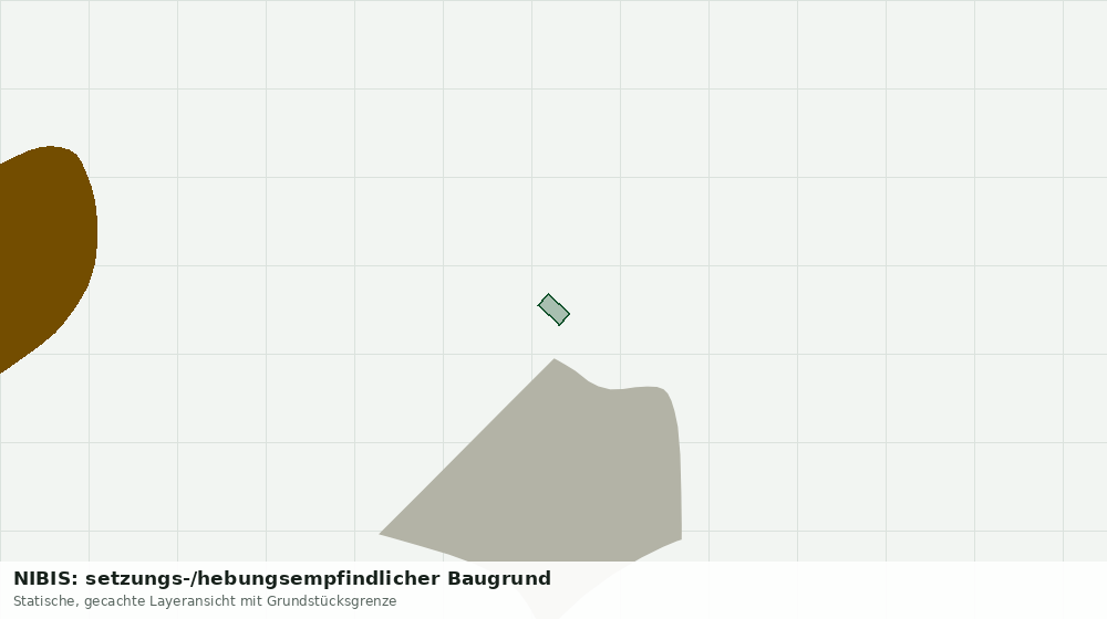 Statische Kartenansicht: NIBIS: setzungs-/hebungsempfindlicher Baugrund