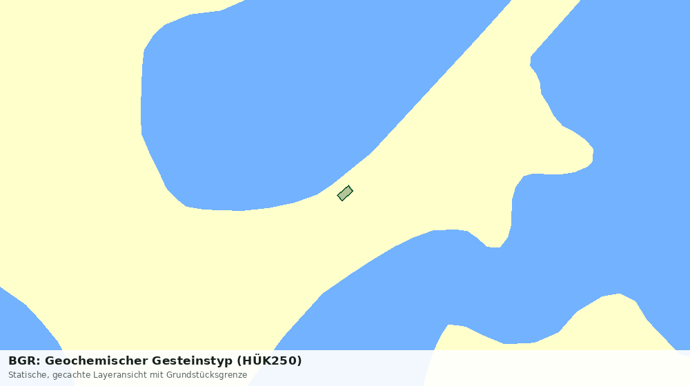 Statische Kartenansicht: BGR: Geochemischer Gesteinstyp (HÜK250)