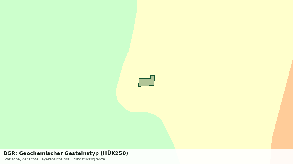 Statische Kartenansicht: BGR: Geochemischer Gesteinstyp (HÜK250)