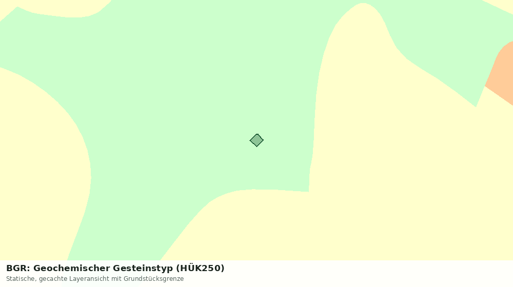 Statische Kartenansicht: BGR: Geochemischer Gesteinstyp (HÜK250)