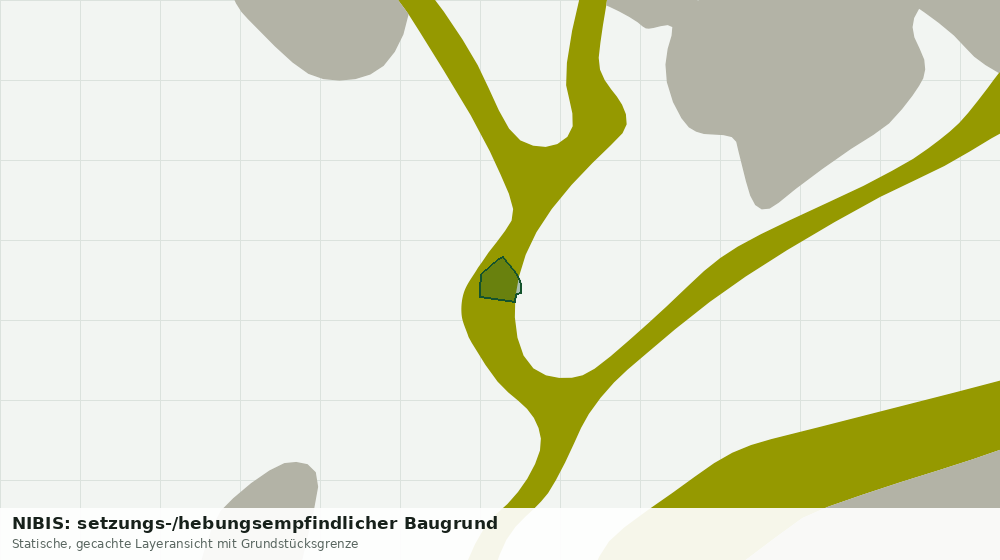 Statische Kartenansicht: NIBIS: setzungs-/hebungsempfindlicher Baugrund