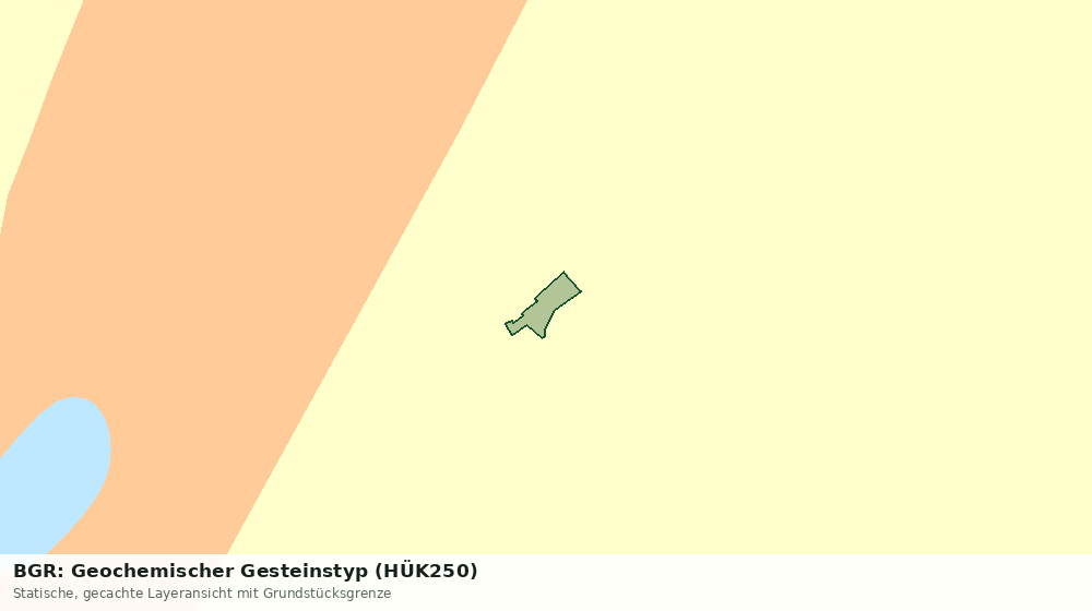 Statische Kartenansicht: BGR: Geochemischer Gesteinstyp (HÜK250)