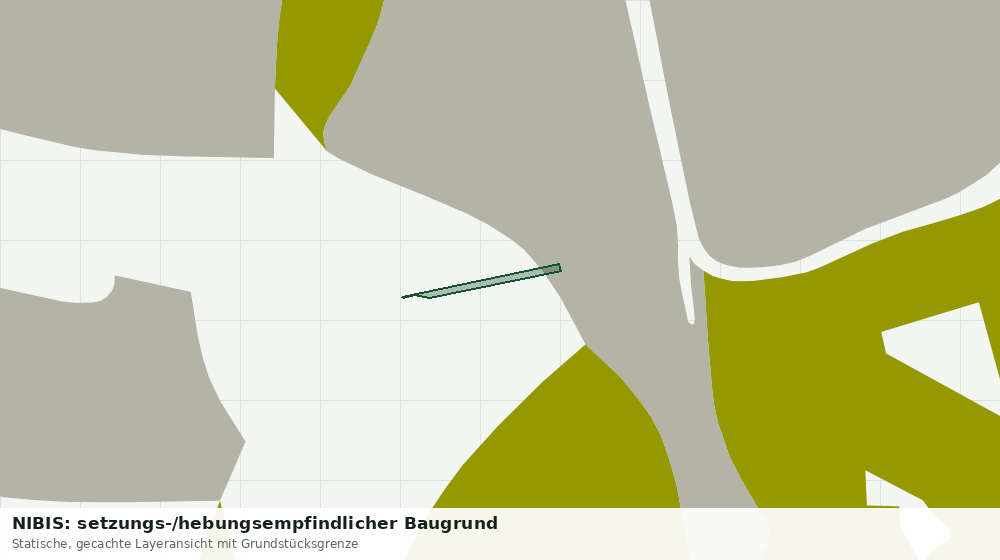 Statische Kartenansicht: NIBIS: setzungs-/hebungsempfindlicher Baugrund