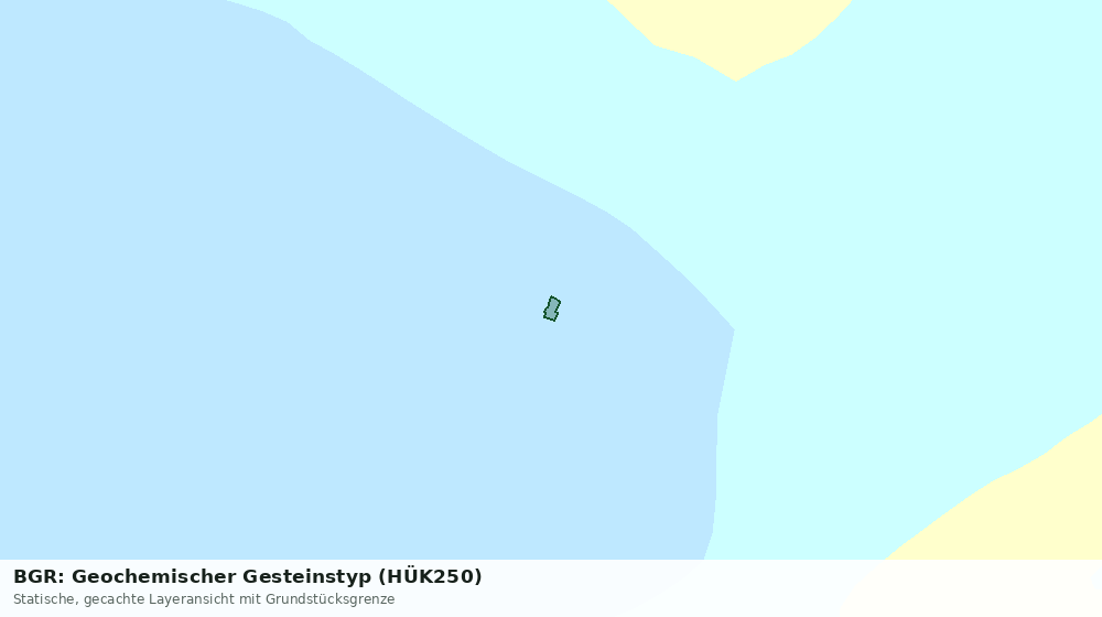 Statische Kartenansicht: BGR: Geochemischer Gesteinstyp (HÜK250)