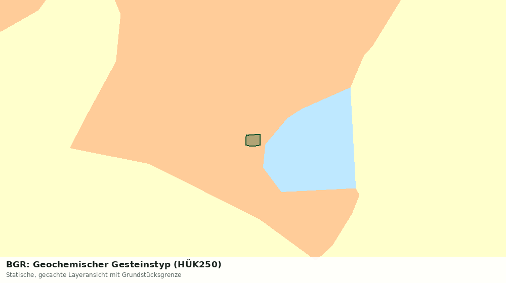 Statische Kartenansicht: BGR: Geochemischer Gesteinstyp (HÜK250)