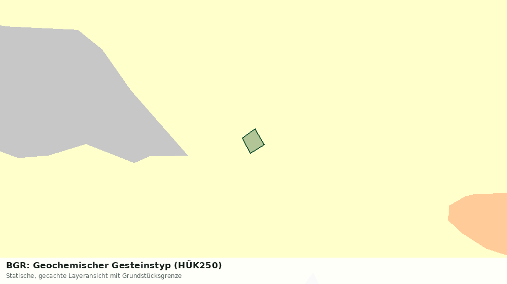 Statische Kartenansicht: BGR: Geochemischer Gesteinstyp (HÜK250)