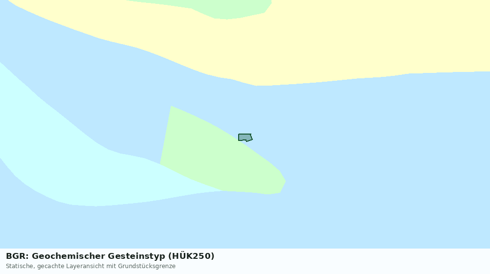 Statische Kartenansicht: BGR: Geochemischer Gesteinstyp (HÜK250)