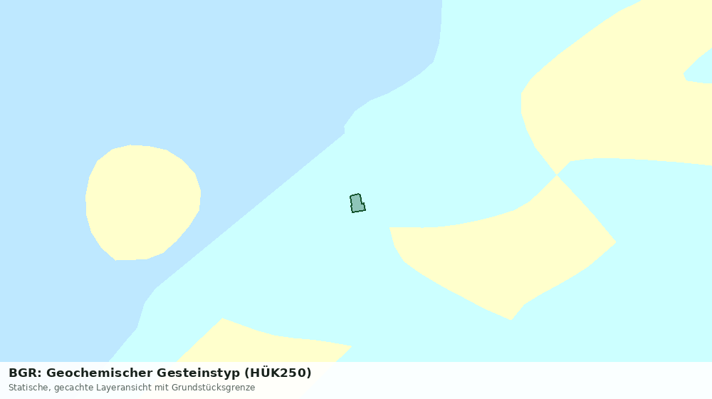 Statische Kartenansicht: BGR: Geochemischer Gesteinstyp (HÜK250)