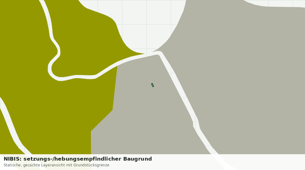 Statische Kartenansicht: NIBIS: setzungs-/hebungsempfindlicher Baugrund