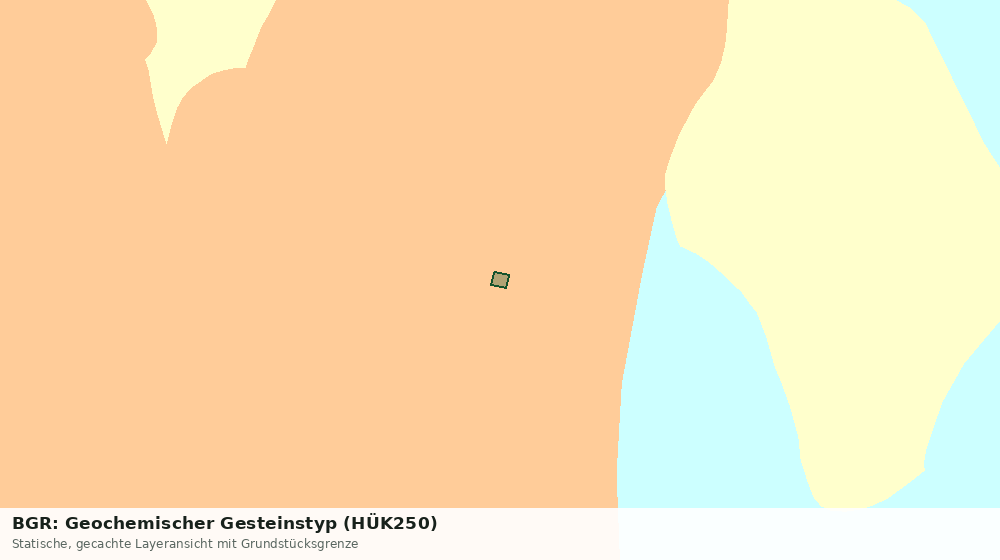 Statische Kartenansicht: BGR: Geochemischer Gesteinstyp (HÜK250)