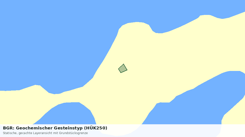 Statische Kartenansicht: BGR: Geochemischer Gesteinstyp (HÜK250)