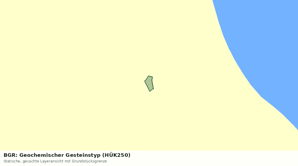 Statische Kartenansicht: BGR: Geochemischer Gesteinstyp (HÜK250)