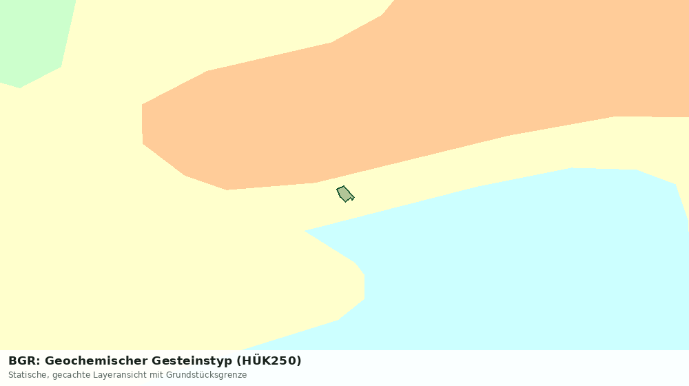 Statische Kartenansicht: BGR: Geochemischer Gesteinstyp (HÜK250)