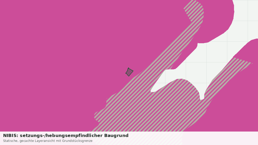 Statische Kartenansicht: NIBIS: setzungs-/hebungsempfindlicher Baugrund