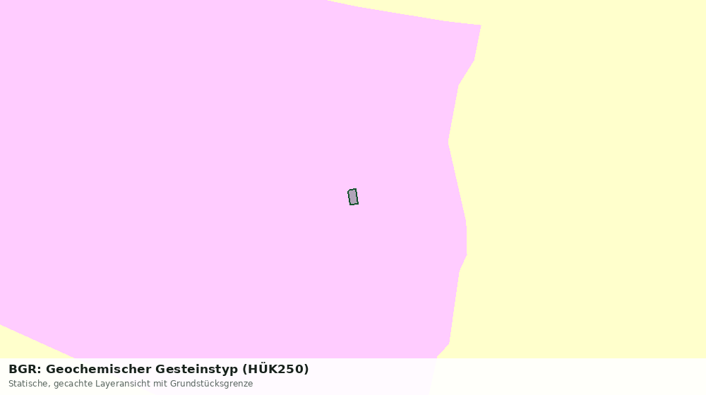 Statische Kartenansicht: BGR: Geochemischer Gesteinstyp (HÜK250)