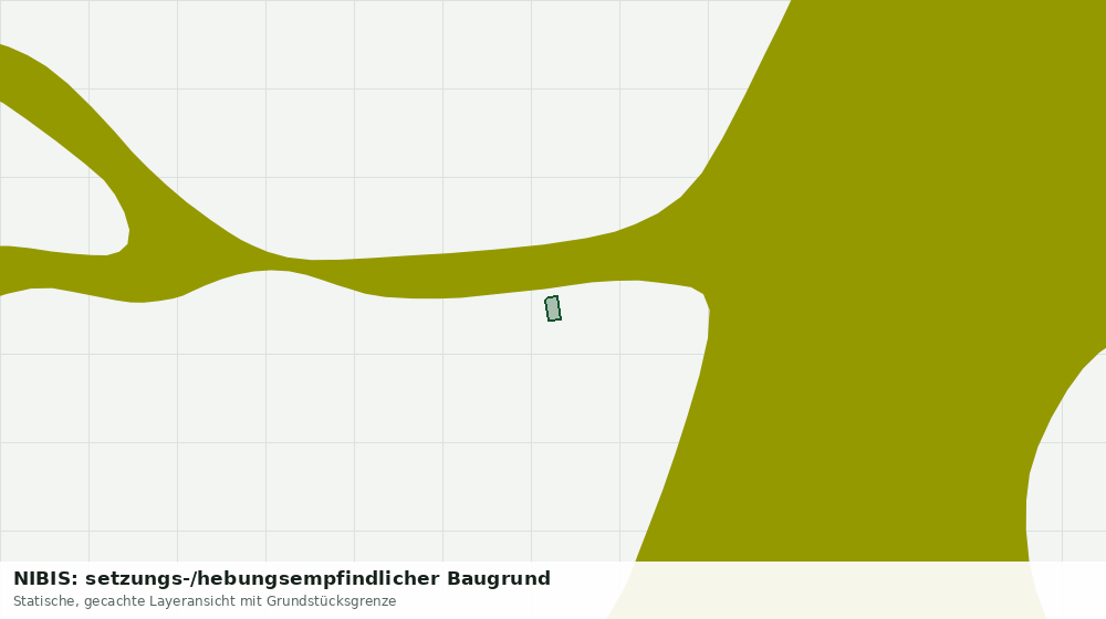 Statische Kartenansicht: NIBIS: setzungs-/hebungsempfindlicher Baugrund