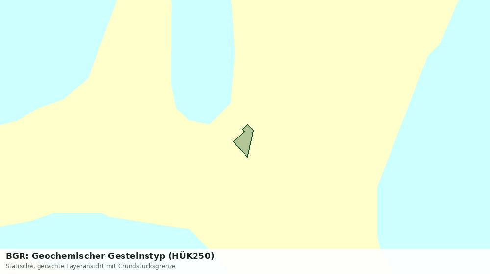 Statische Kartenansicht: BGR: Geochemischer Gesteinstyp (HÜK250)