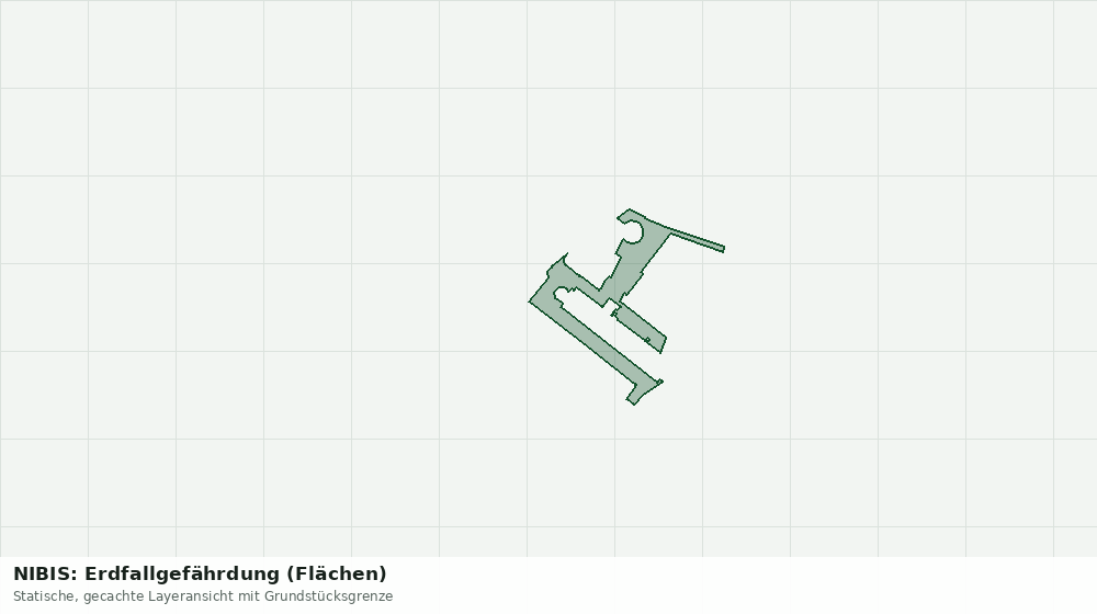 Statische Kartenansicht: NIBIS: Erdfallgefährdung (Flächen)