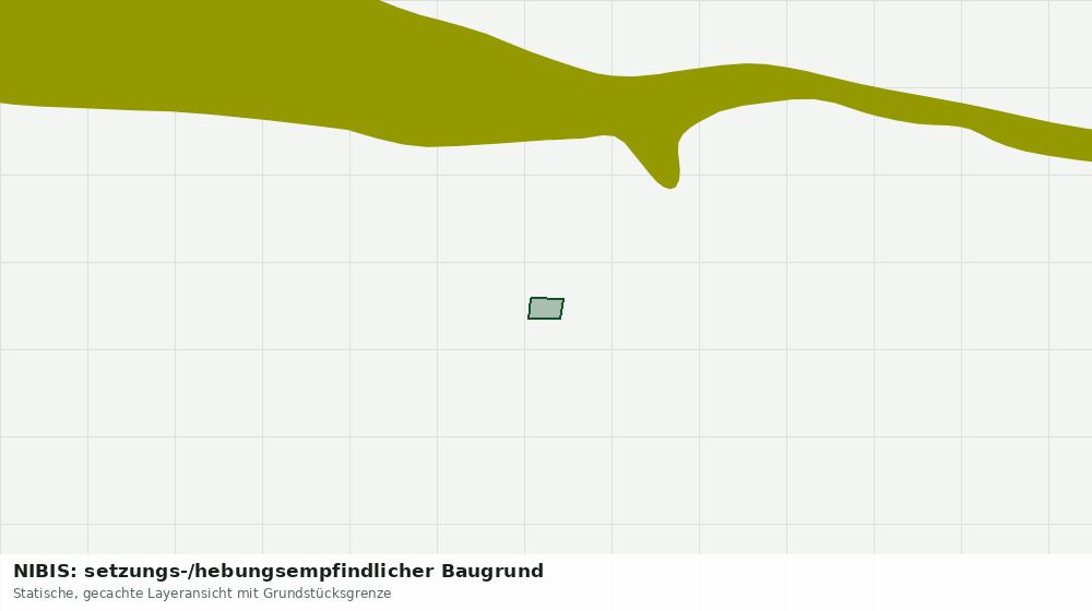 Statische Kartenansicht: NIBIS: setzungs-/hebungsempfindlicher Baugrund