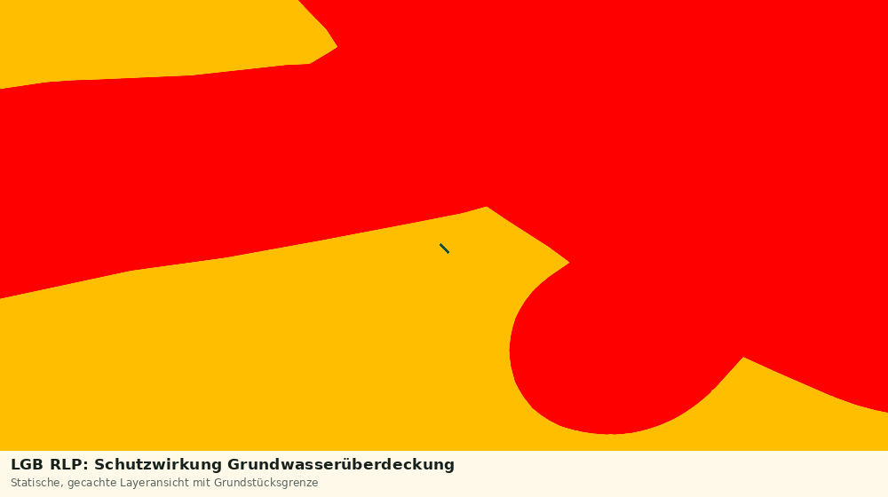 Statische Kartenansicht: LGB RLP: Schutzwirkung Grundwasserüberdeckung