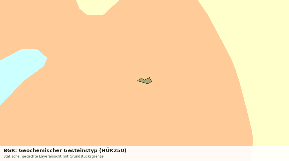 Statische Kartenansicht: BGR: Geochemischer Gesteinstyp (HÜK250)