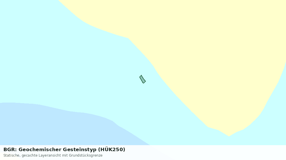 Statische Kartenansicht: BGR: Geochemischer Gesteinstyp (HÜK250)