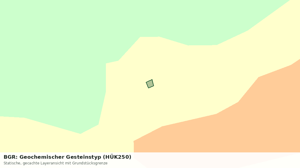 Statische Kartenansicht: BGR: Geochemischer Gesteinstyp (HÜK250)