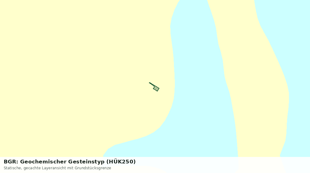 Statische Kartenansicht: BGR: Geochemischer Gesteinstyp (HÜK250)