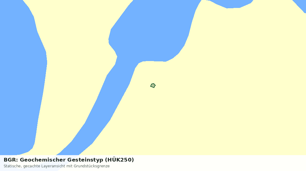 Statische Kartenansicht: BGR: Geochemischer Gesteinstyp (HÜK250)