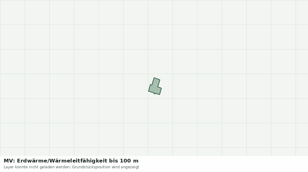Statische Kartenansicht: MV: Erdwärme/Wärmeleitfähigkeit bis 100 m