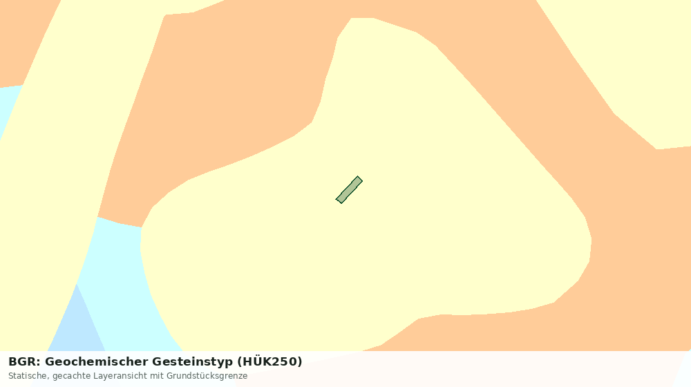 Statische Kartenansicht: BGR: Geochemischer Gesteinstyp (HÜK250)