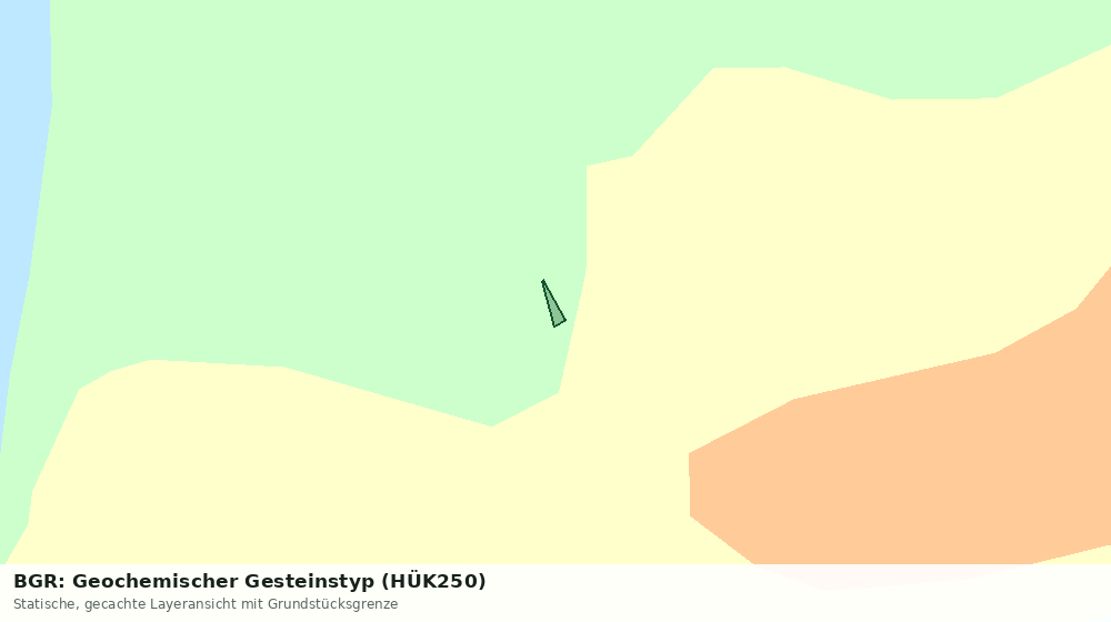 Statische Kartenansicht: BGR: Geochemischer Gesteinstyp (HÜK250)