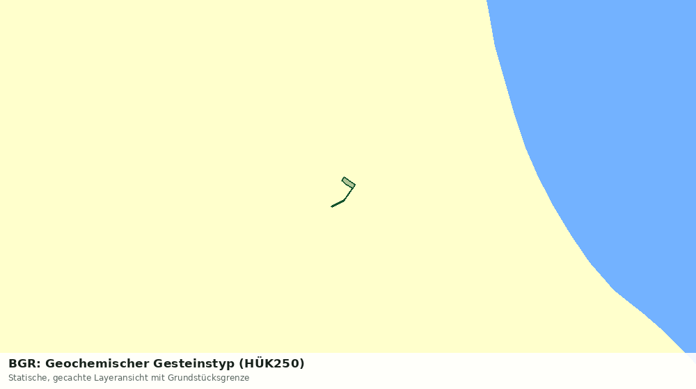 Statische Kartenansicht: BGR: Geochemischer Gesteinstyp (HÜK250)