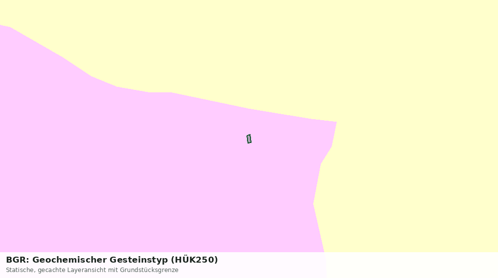 Statische Kartenansicht: BGR: Geochemischer Gesteinstyp (HÜK250)