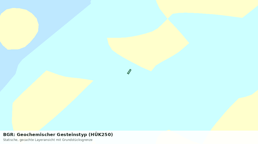 Statische Kartenansicht: BGR: Geochemischer Gesteinstyp (HÜK250)