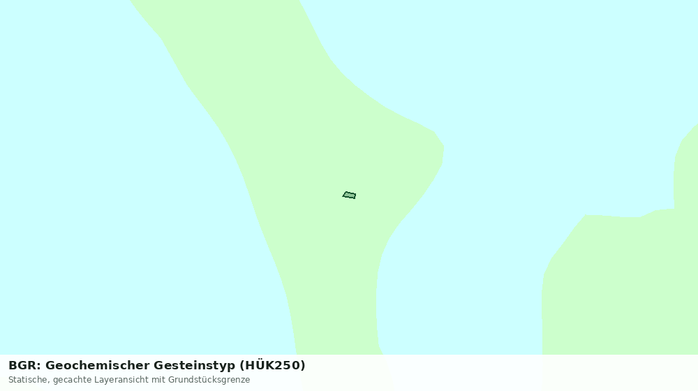 Statische Kartenansicht: BGR: Geochemischer Gesteinstyp (HÜK250)