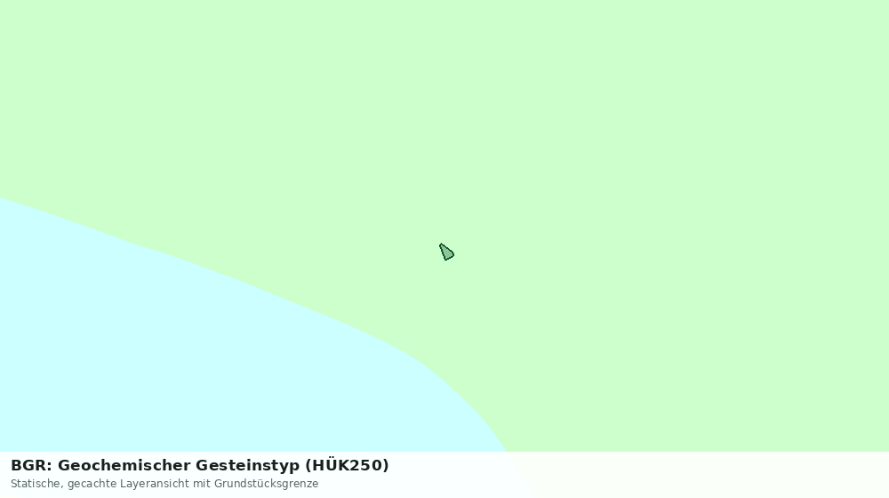 Statische Kartenansicht: BGR: Geochemischer Gesteinstyp (HÜK250)