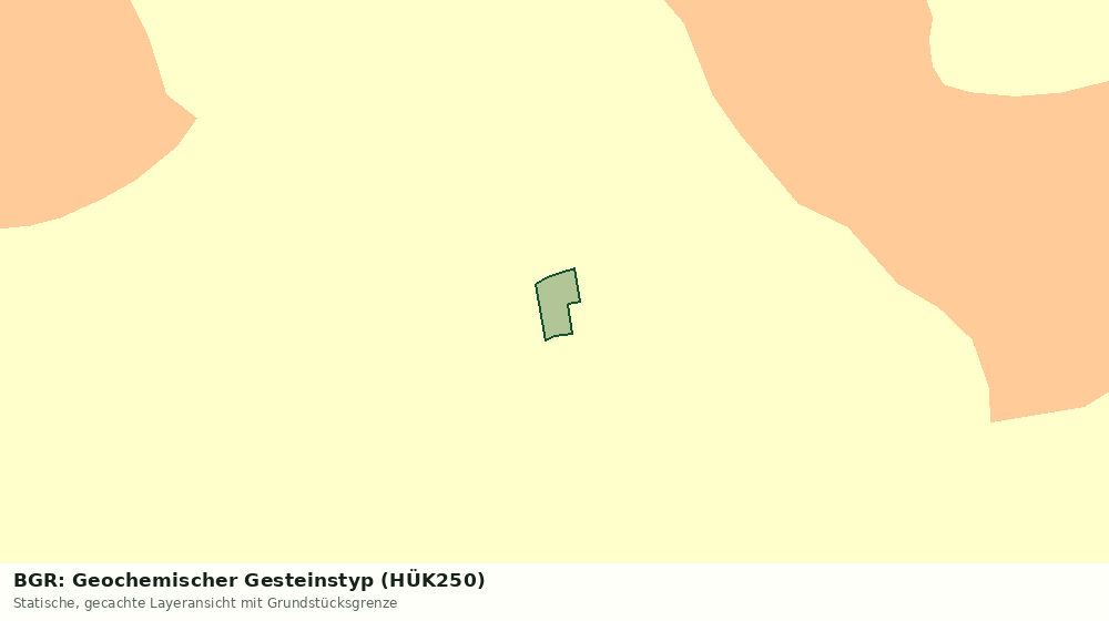 Statische Kartenansicht: BGR: Geochemischer Gesteinstyp (HÜK250)