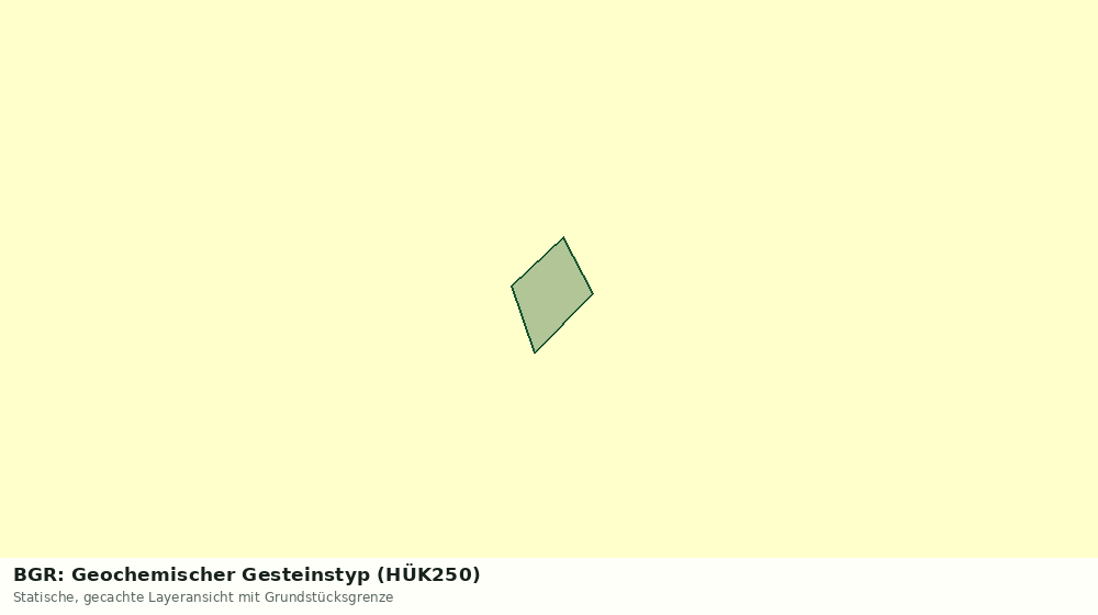 Statische Kartenansicht: BGR: Geochemischer Gesteinstyp (HÜK250)