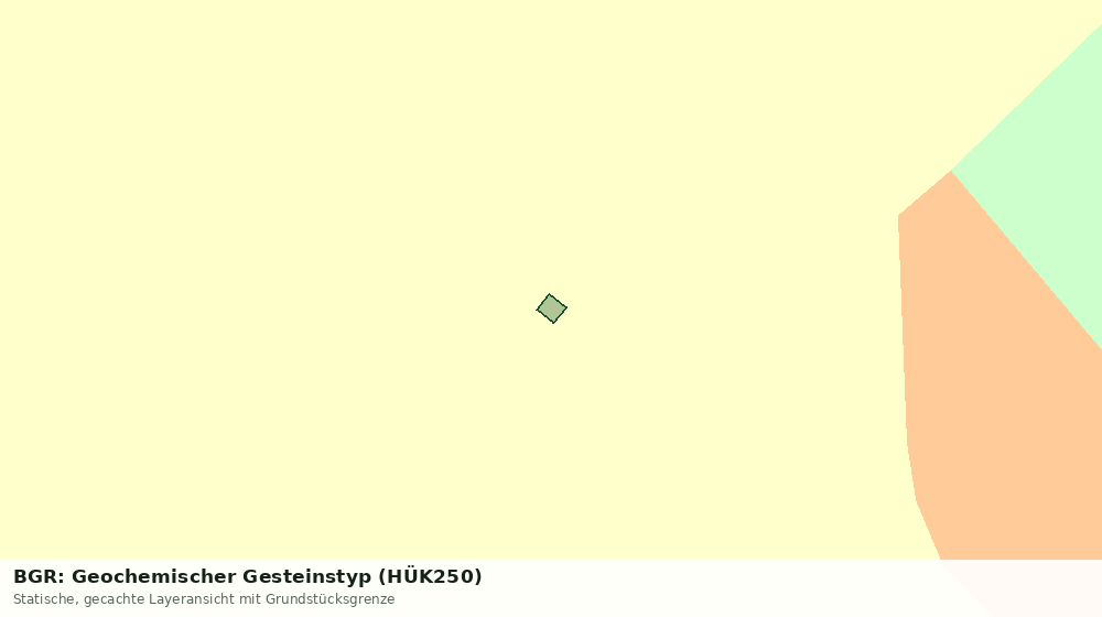 Statische Kartenansicht: BGR: Geochemischer Gesteinstyp (HÜK250)