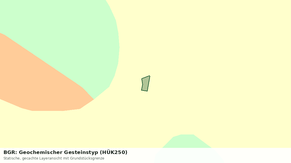 Statische Kartenansicht: BGR: Geochemischer Gesteinstyp (HÜK250)