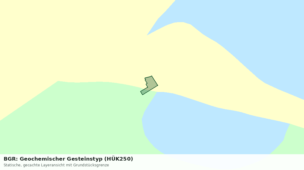 Statische Kartenansicht: BGR: Geochemischer Gesteinstyp (HÜK250)