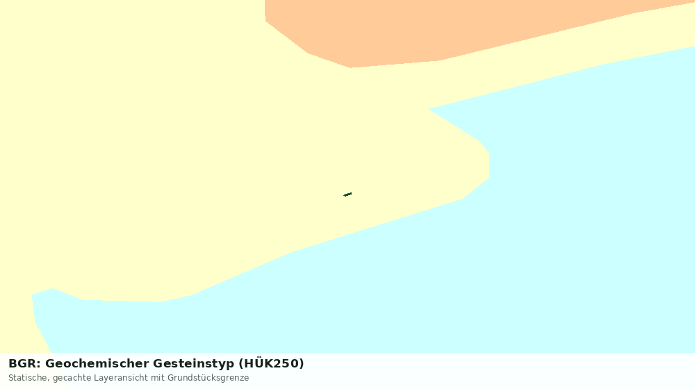 Statische Kartenansicht: BGR: Geochemischer Gesteinstyp (HÜK250)